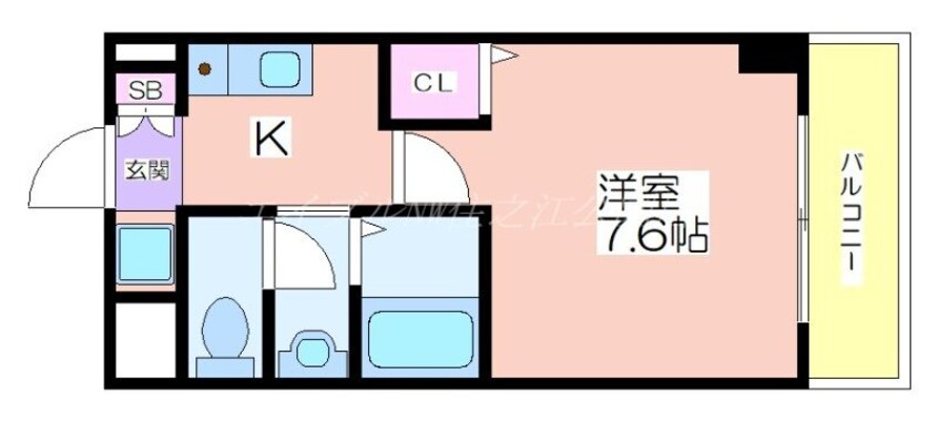 間取図 Ｍ’プラザ住吉公園弐番館