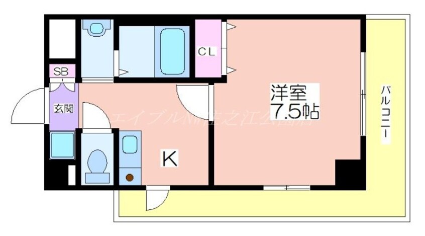 間取図 Ｍ’プラザ住吉公園弐番館