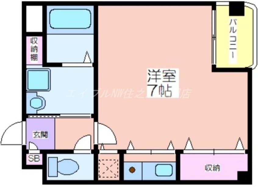 間取図 グランクレールK
