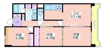 間取図 グランデージ住之江