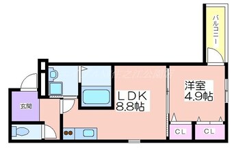 間取図 フジパレス住吉長居Ⅲ番館