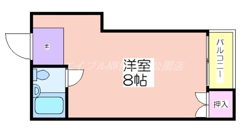 間取り図 万代北村マンション