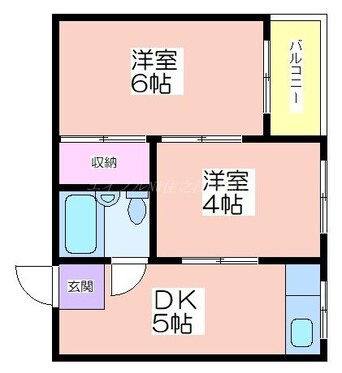 間取図 コーポ南住吉