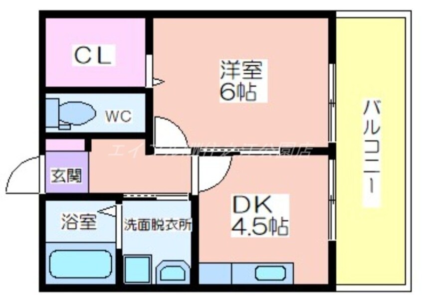 間取図 第2ハイツなごみ
