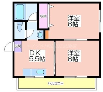 間取図 プレアール遠里小野