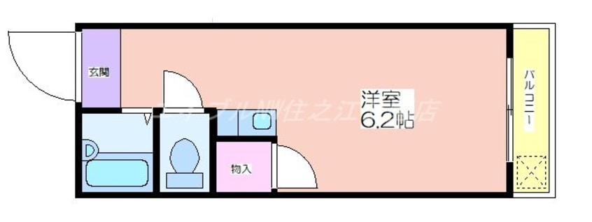 間取図 サンタウンあきパート2