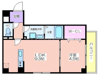 間取図 ソリティア鶴見橋