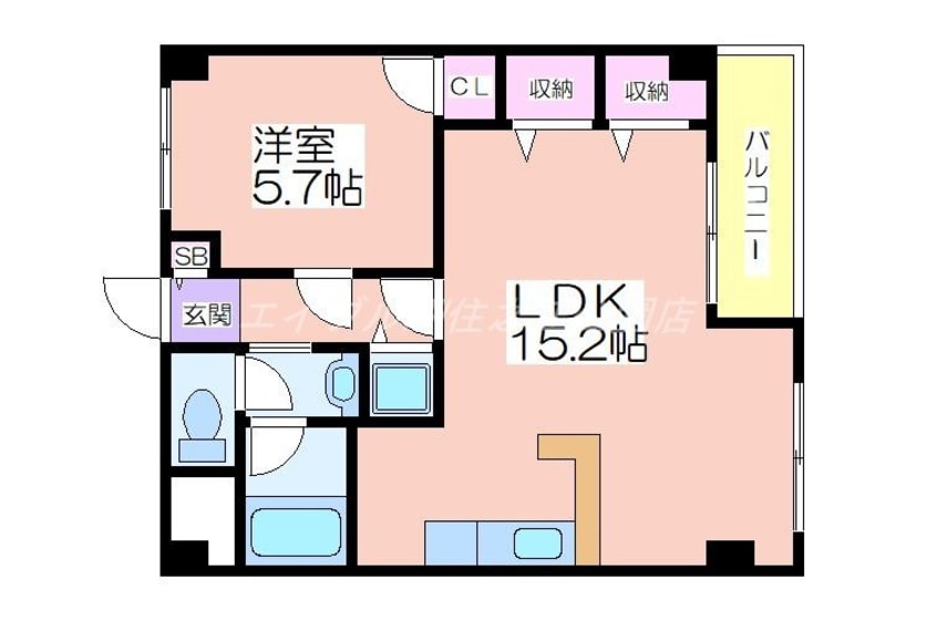 間取図 IKOS台場