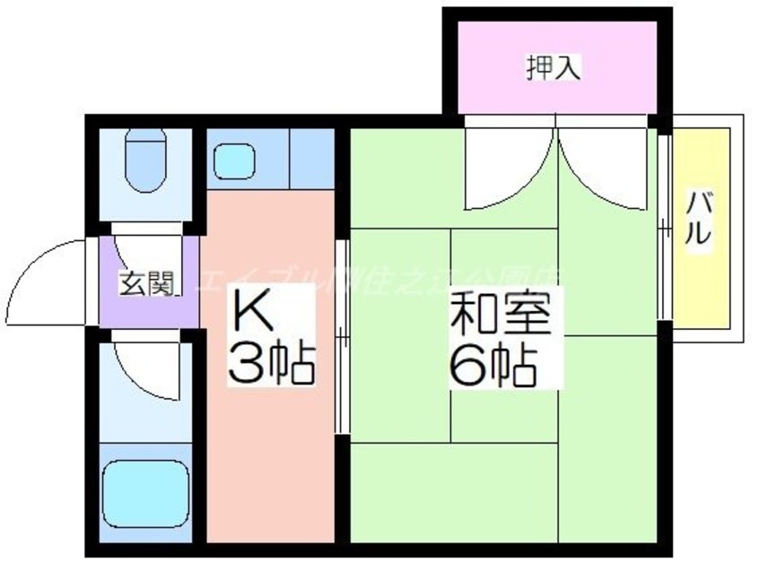 間取図 中央マンション