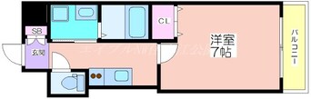 間取図 Ｋ－フロント今宮１番館