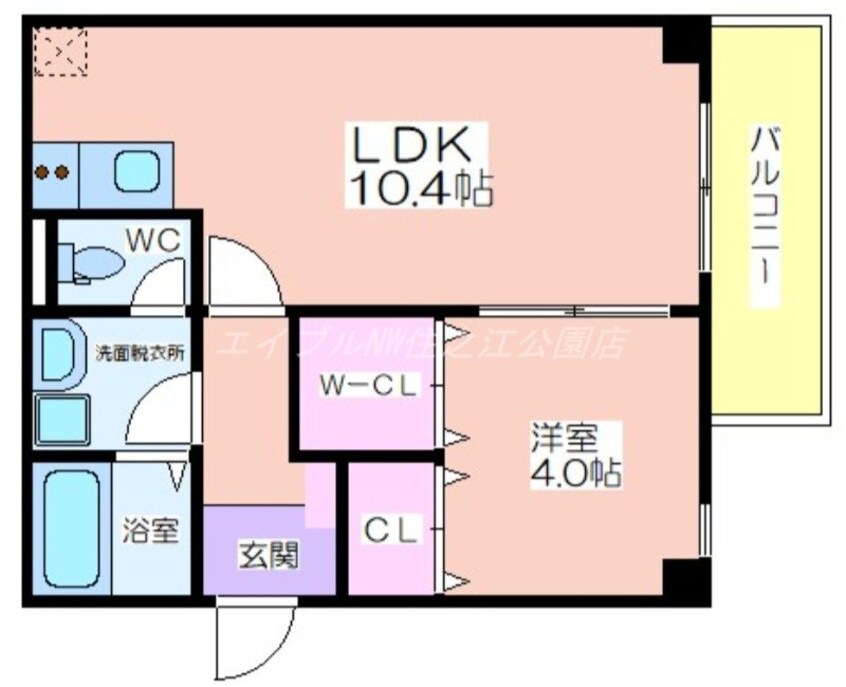 間取図 ソリティア鶴見橋