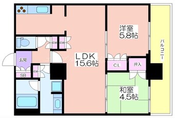 間取図 ローレルスクエア大阪ベイタワー