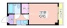 サトーハイツ 1Kの間取り