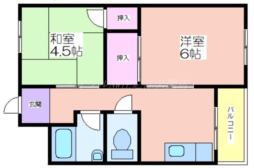 間取図 茜マンション