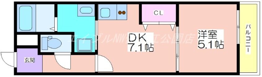 間取図 フジパレス杉本町Ⅱ番館