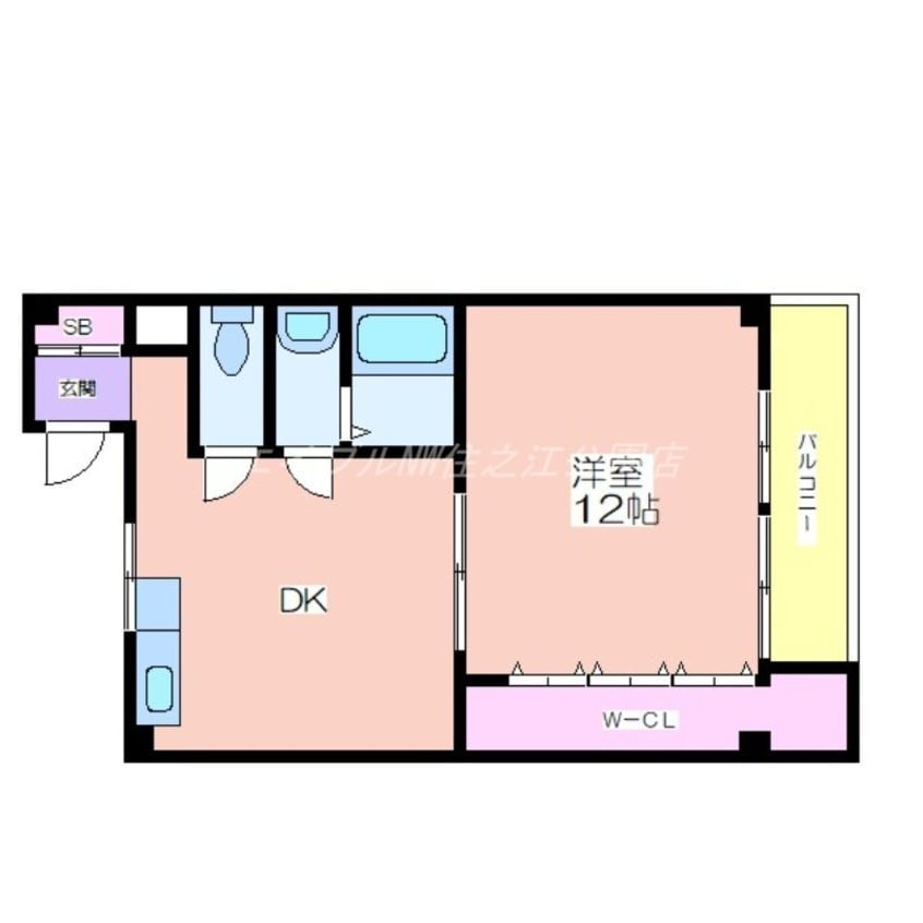 間取図 伸晃マンション