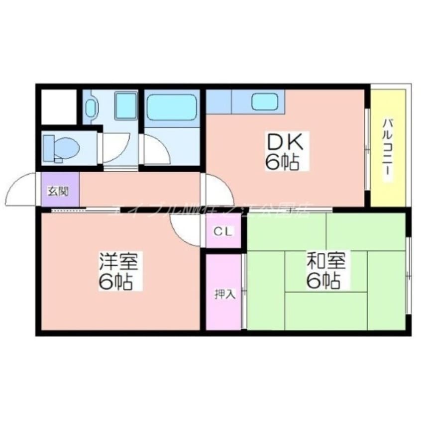間取図 河波マンション