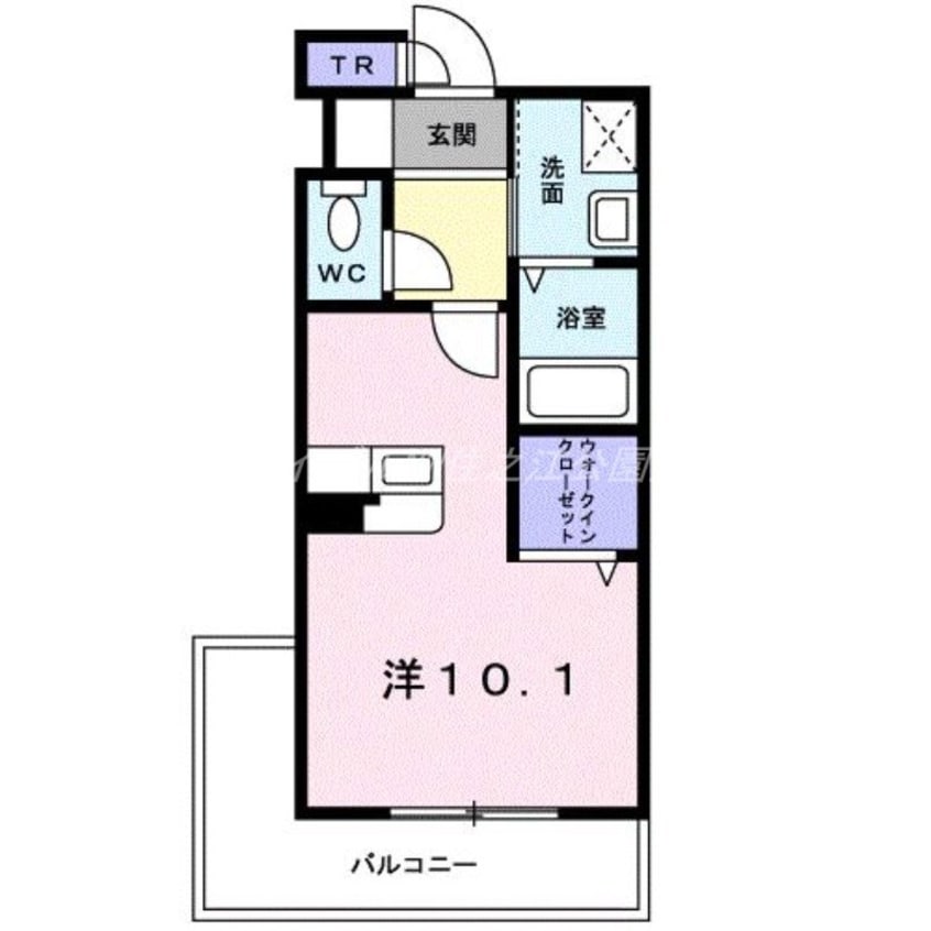 間取図 フロールマリポッサ