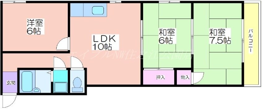 間取図 ハイム長井