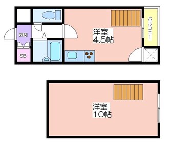 間取図 プラザアビコ