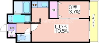 間取図 シスイル遠里小野