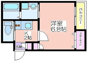 間取図 アッシュメゾン天下茶屋Ⅲ