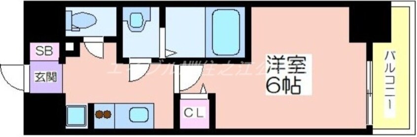 間取図 グランパシフィック長橋