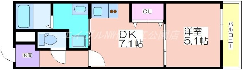 間取図 フジパレス杉本町Ⅱ番館