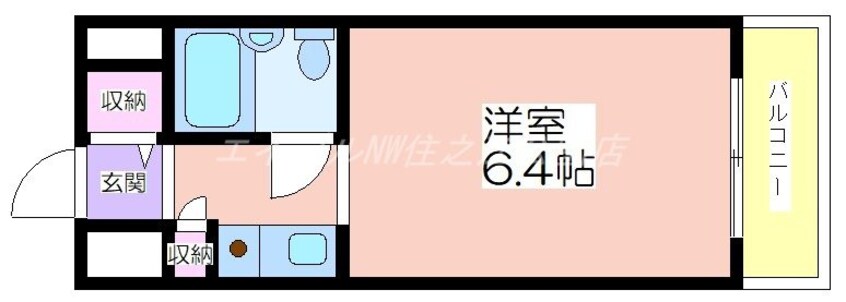 間取図 ラ・ハイール住吉