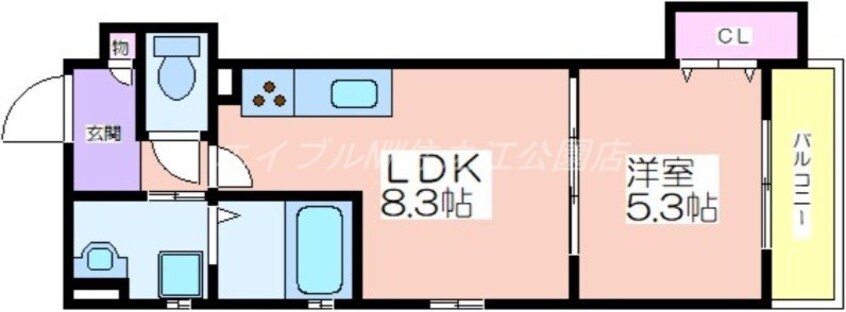 間取図 クリエオーレ山王