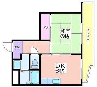 間取図 喜田マンション