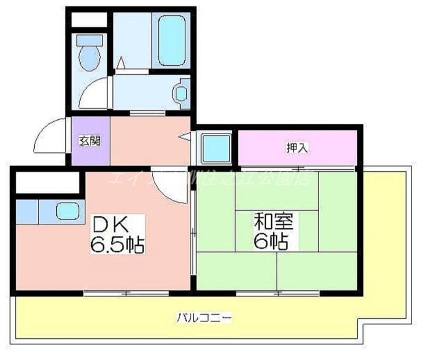 間取図 喜田マンション