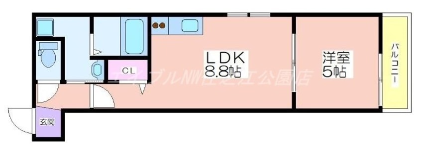 間取図 フジパレス西住之江Ⅰ番館