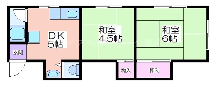 間取図 長居グリーンハイツ