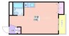 ドムール帝塚山南 1Rの間取り