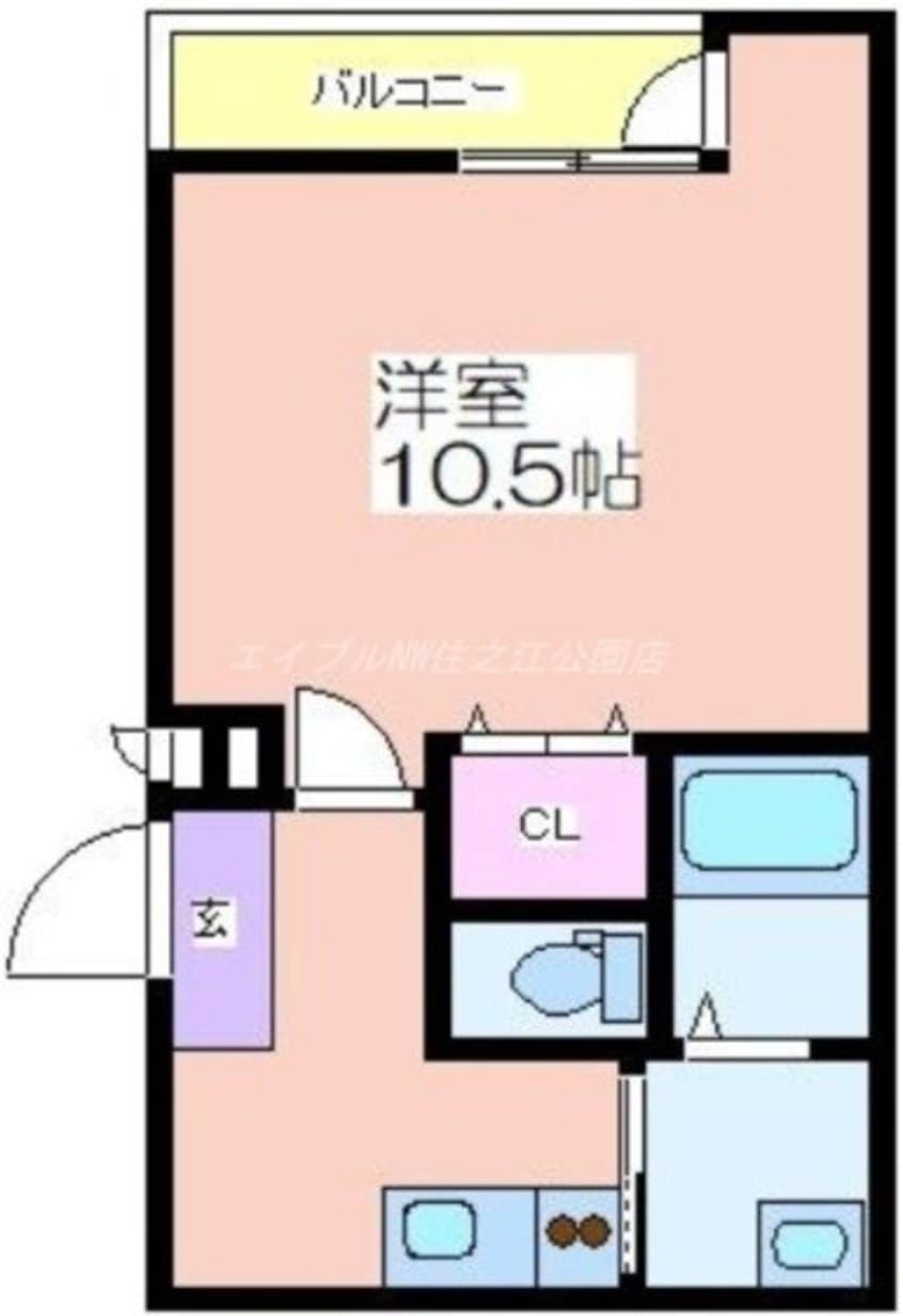 間取図 フジパレス住ノ江駅南Ⅴ番館