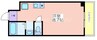 墨江728ハイツ 1Rの間取り