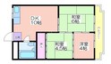 コーポ雅Ⅰの間取図