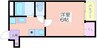 プロスパ―あびこ 1Kの間取り