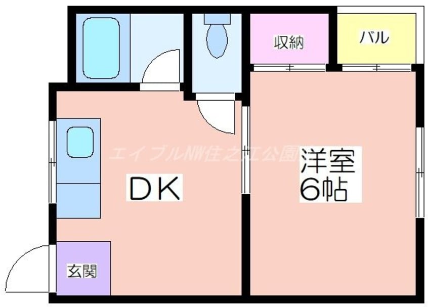 間取図 アビリティ住吉