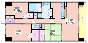 間取図 大阪ベイレジデンス（ブライトフルコート）