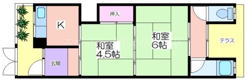 間取図 メゾネットみさき