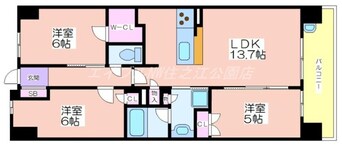 間取図 大阪ベイレジデンス（ブライトフルコート）