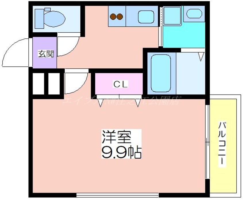 間取図 フジパレス杉本町駅西Ⅵ番館