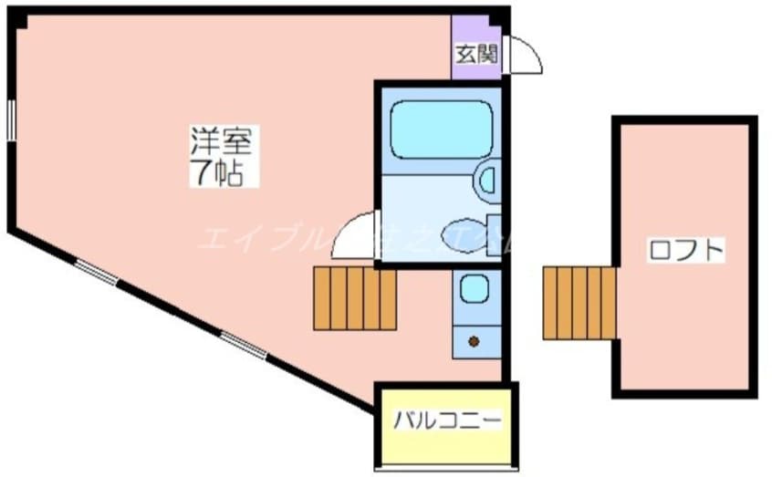 間取図 アスカ藤