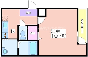 間取図 フジパレス山之内Ⅹ番館