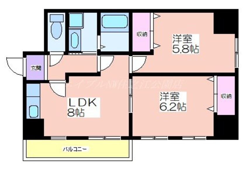 間取図 エスターブレ