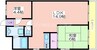 ふぁみーゆ住之江 2LDKの間取り