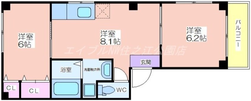 間取図 コーエンプレイス