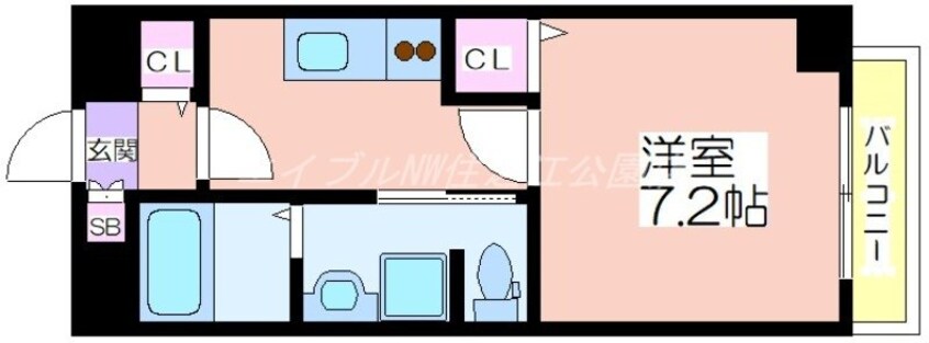 間取図 ノエラニー岸里